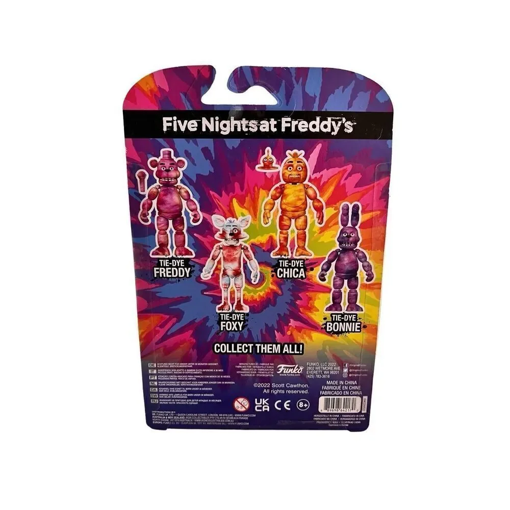 Funko FIVE NIGHTS AT FREDDY'S TIE-DYE CHICA ACTION FIGURE New! Collectible